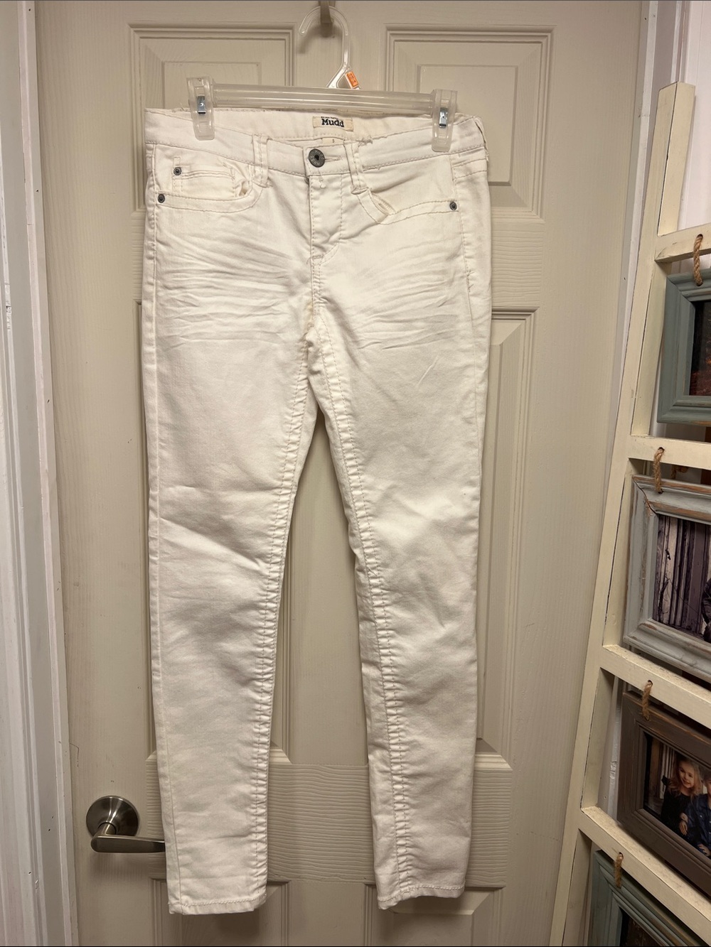 Mudd Off-White Skinny Jeans for Women